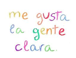 me gusta la gente clara